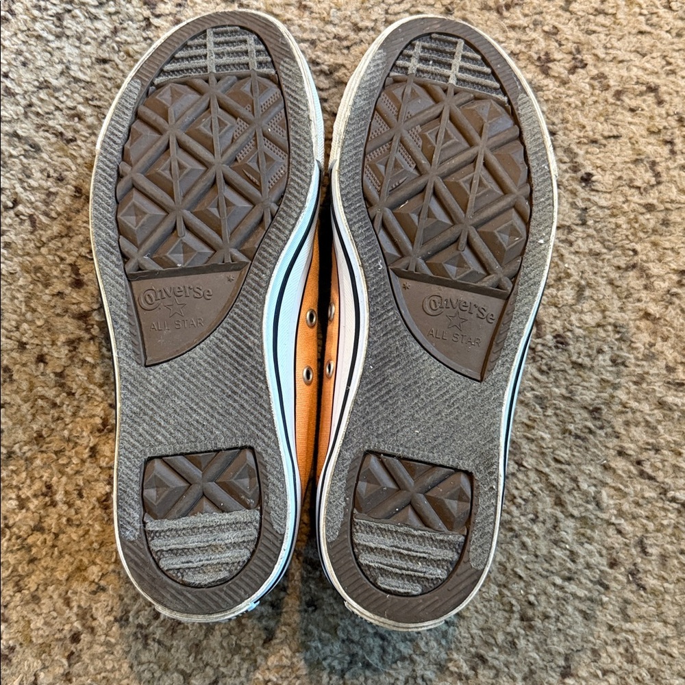 Converse Peach Canvas Sneakers - Picture 2 of 3